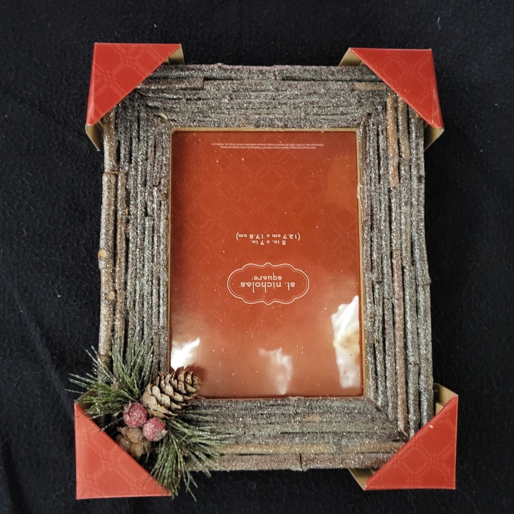 Holiday picture frame 5 x 7, St. Nicholas